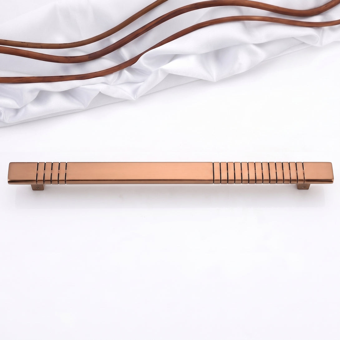 Grooved Designer Pull Handles with Minimalist Grooved Detailing Premiu