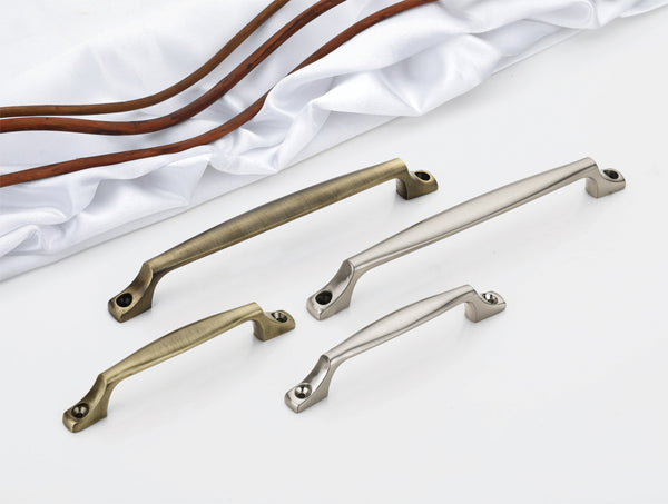 Elegant Curved Cabinet & Wardrobe Handles