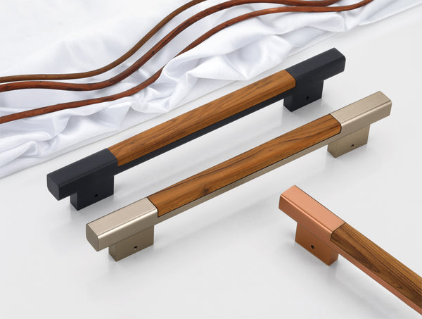 Dorpick Nature Series Pull Handles – Wood + Metal Fusion