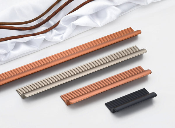 Modern Recessed-Grip Cabinet & Wardrobe Handles