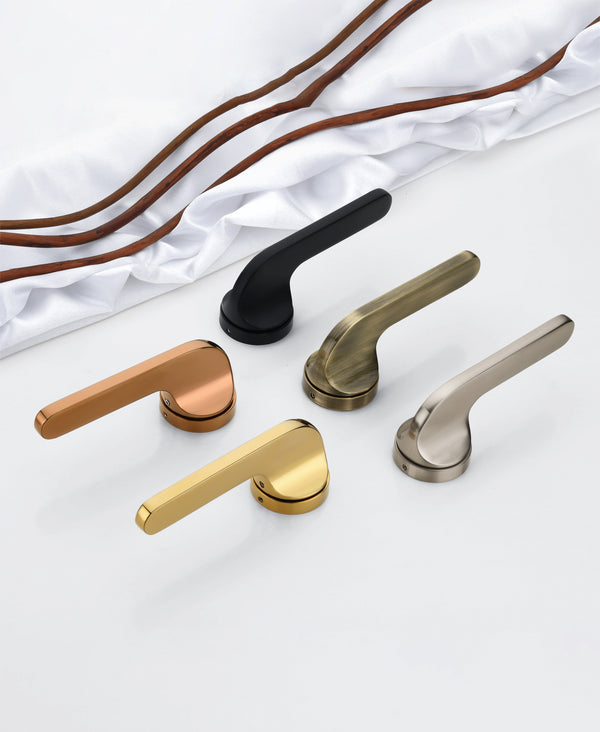 Edaline Mortise Handle Set - Elegant Rose Pattern