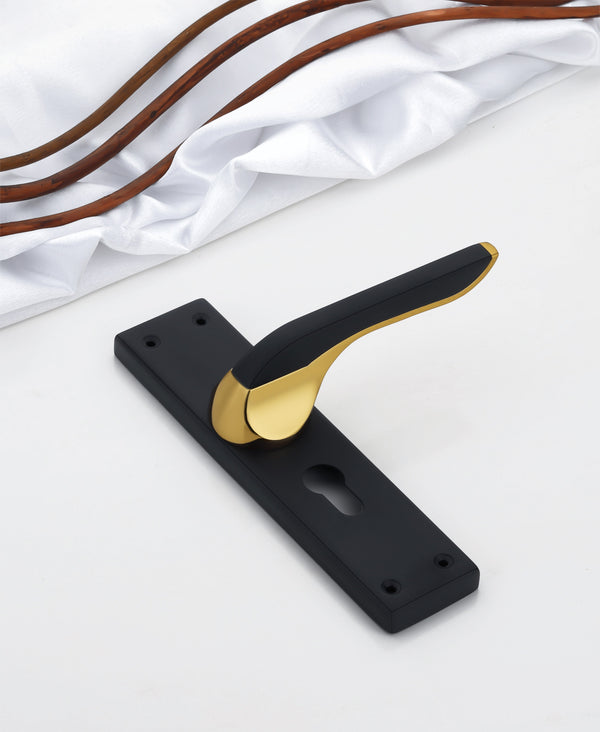 Olivia Mortise Handle Set - Modern Plate Pattern