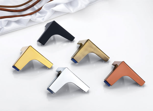 Low Profile Modern Angled Metal Sofa Leg