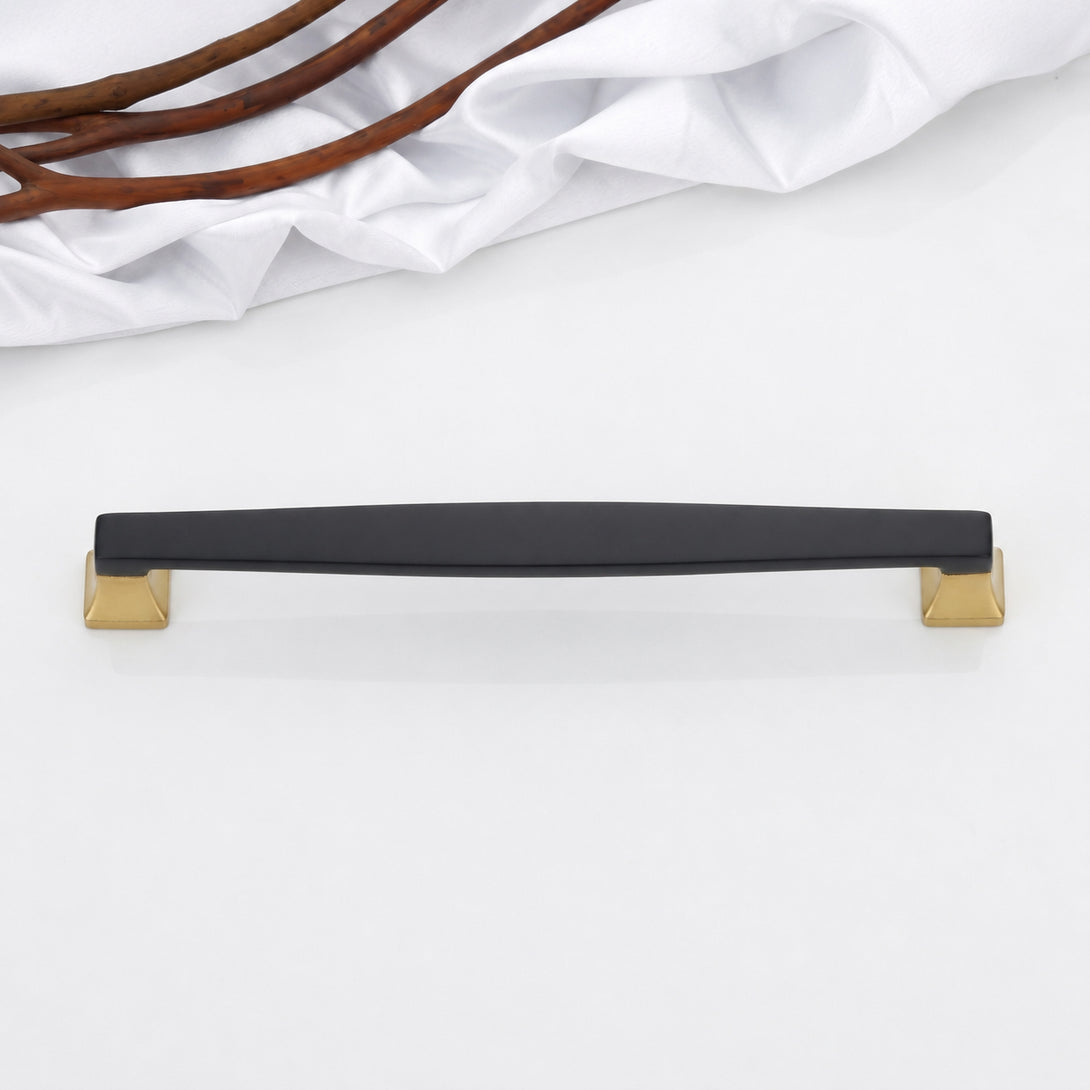 Modern Tapered Bar Two-Tone Cabinet & Wardrobe Handles comes with Comf