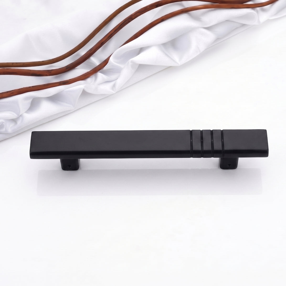 Grooved Designer Pull Handles with Minimalist Grooved Detailing Premiu
