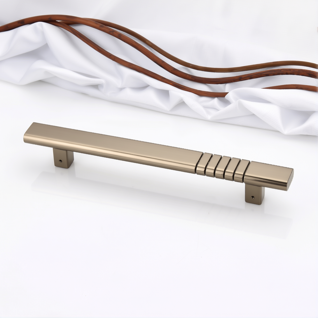 Grooved Designer Pull Handles with Minimalist Grooved Detailing Premiu