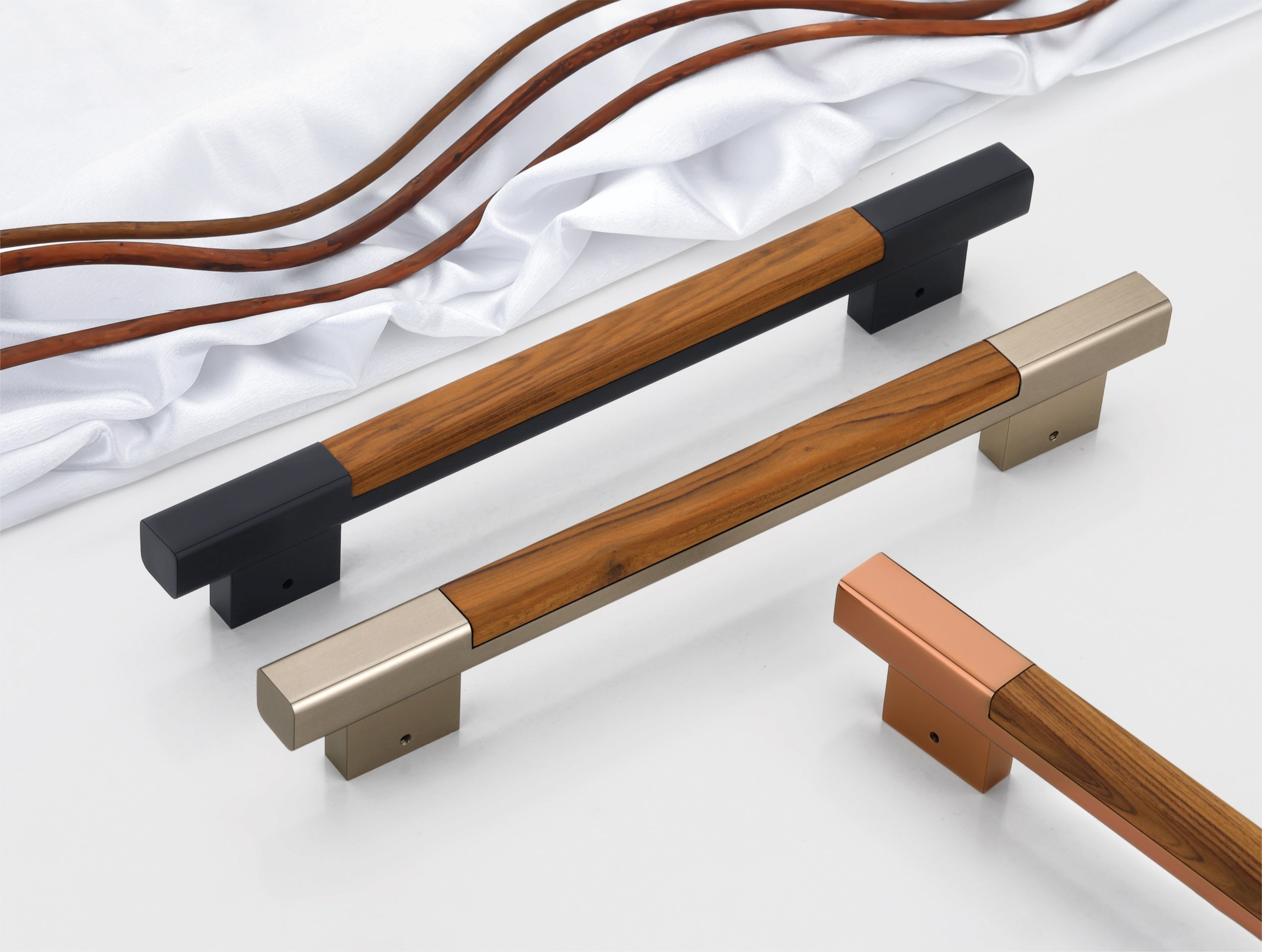 Nature Series Pull Handles Strong Grip Long-Lasting Structure Screw Mo